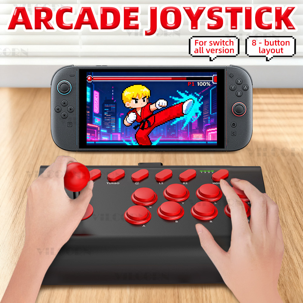 Joystick Pc Gaming - 닌텐도 스위치용 8버튼 아케이드 스틱 및