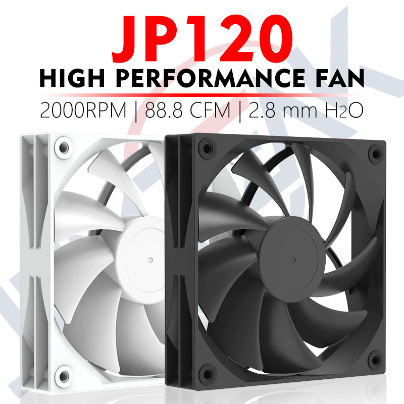 Pc Gaming Case - JUMPEAK JP120 120mm 팬 2000RPM 고속