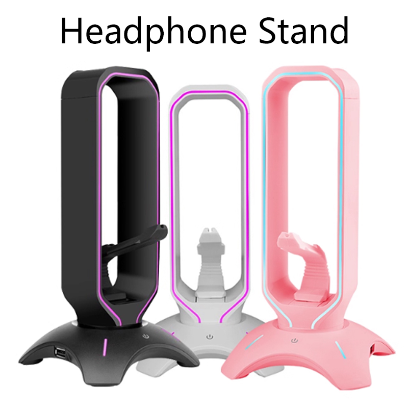 Mouse Bungee Holder - RGB 헤드셋 스탠드와 마우스 번지 코드