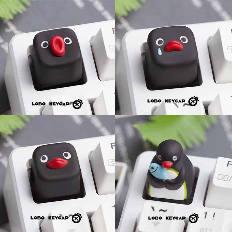 Custom Keycaps - 귀여운 핑구 애니메이션 시리즈 펭귄 맞춤형