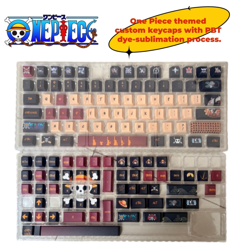 Custom Keycaps - 원피스 애니메이션 캐릭터 테마 PBT 열전사