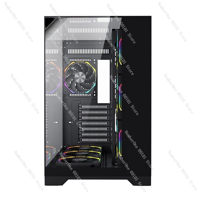 ATX 게이밍 PC 케이스 파노라마 강화유리 7팬 지원 - Pc Gaming Case 리뷰 및 가격