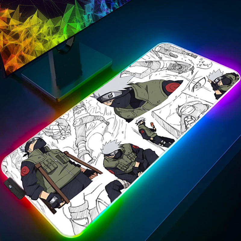 RGB 마우스 패드 나루토 카카시 하타케 프로페셔널 E - Pc Gaming Naruto 리뷰 및 가격