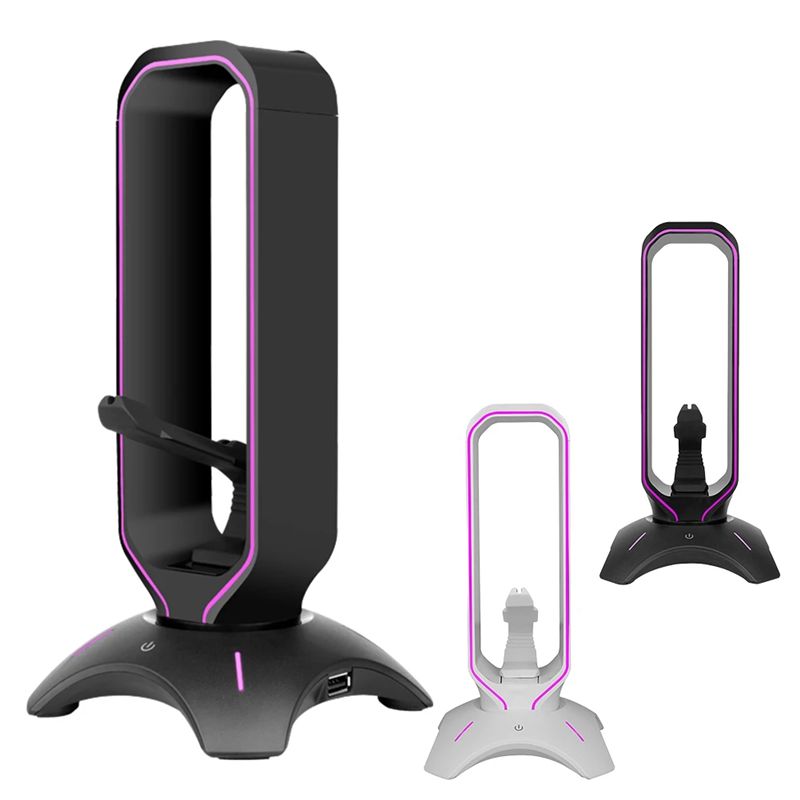 B27B RGB 게이밍 헤드폰 스탠드 오버이어 헤드셋  - Mouse Bungee Holder 리뷰 및 가격