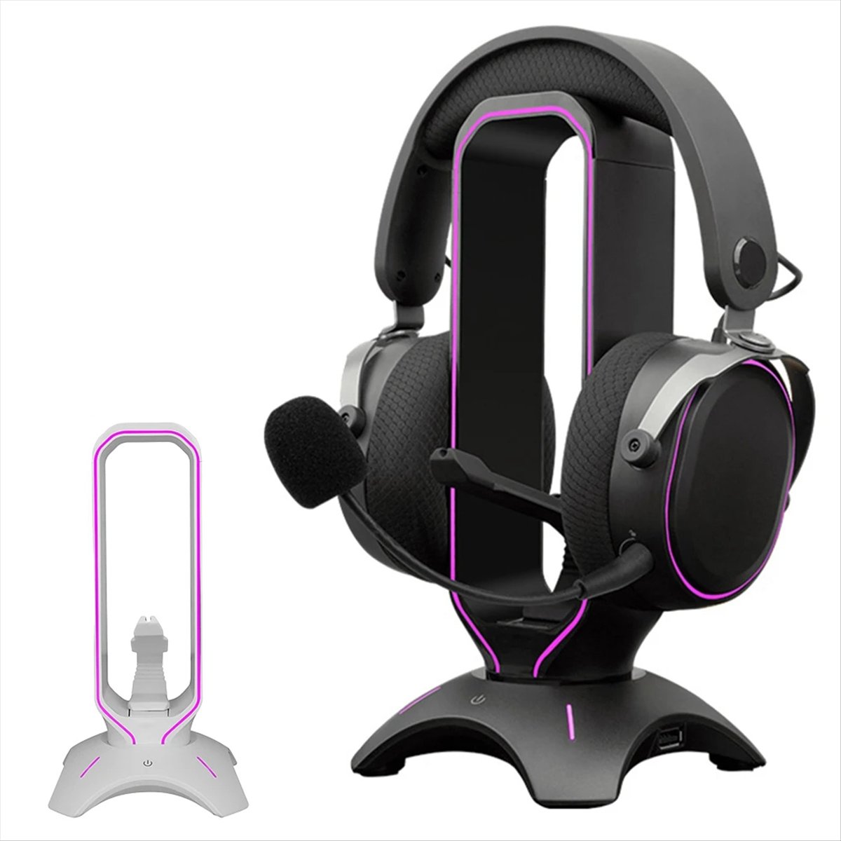 안정적인 RGB 게이밍 헤드폰 스탠드, 마우스 번지 코 - Mouse Bungee Holder 리뷰 및 가격