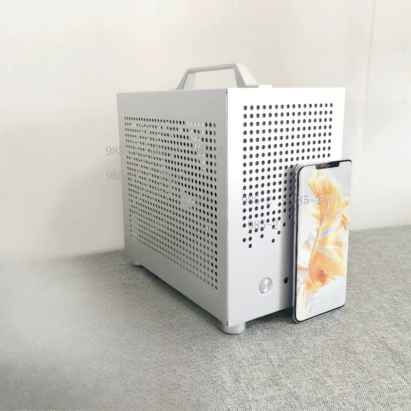미니 ITX 타워 케이스 (휴대용 손잡이 포함), 외장 - Pc Gaming Case 리뷰 및 가격