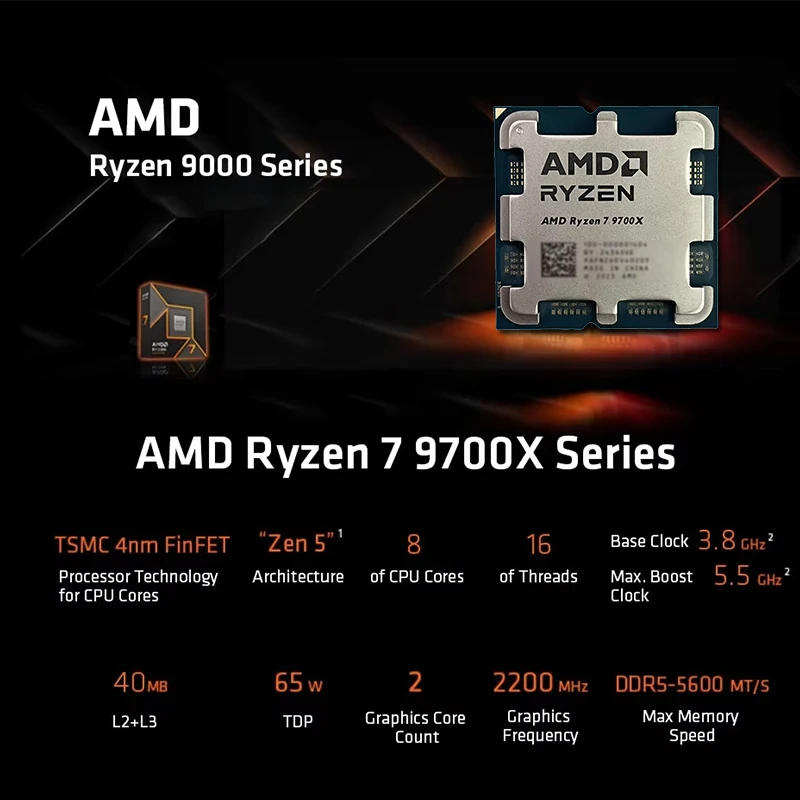 AMD 언락 오버클럭 가능 프로세서 라이젠 7 9700 - Pc Gaming Ryzen 리뷰 및 가격