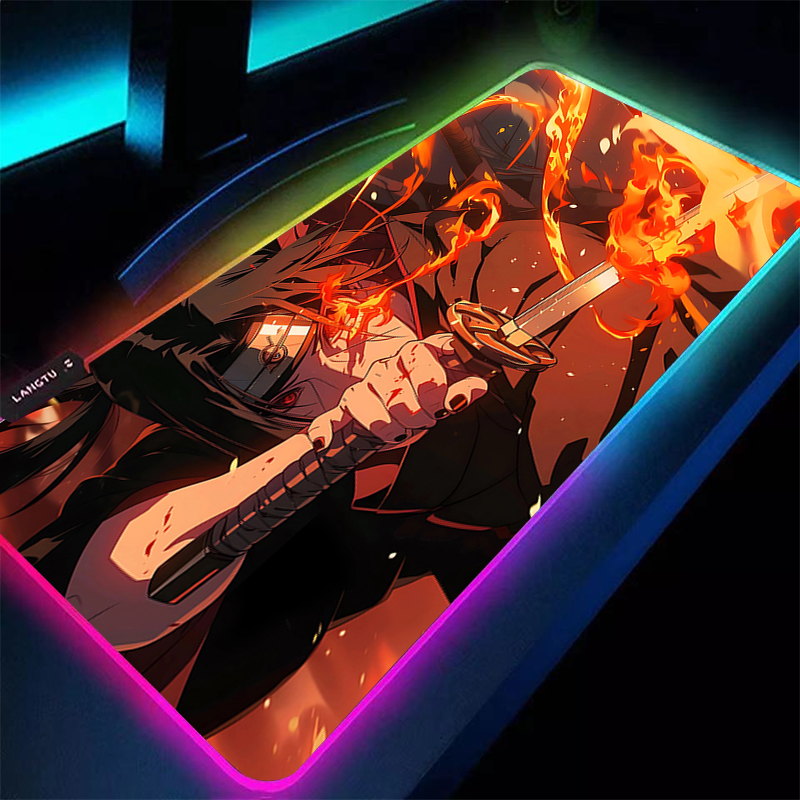 RGB 마우스 패드 90x40cm 나루토 이타치 우치하 - Pc Gaming Naruto 리뷰 및 가격