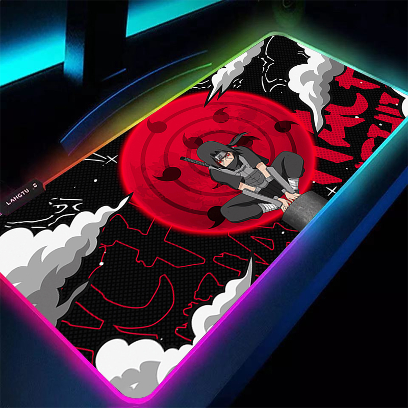 RGB 마우스 패드 90x40cm 나루토 이타치 우치하 - Pc Gaming Naruto 리뷰 및 가격