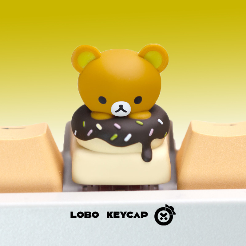 귀여운 리락쿠마 레진 도넛 테마 교체 가능 ESC 키캡 - Custom Keycaps 리뷰 및 가격