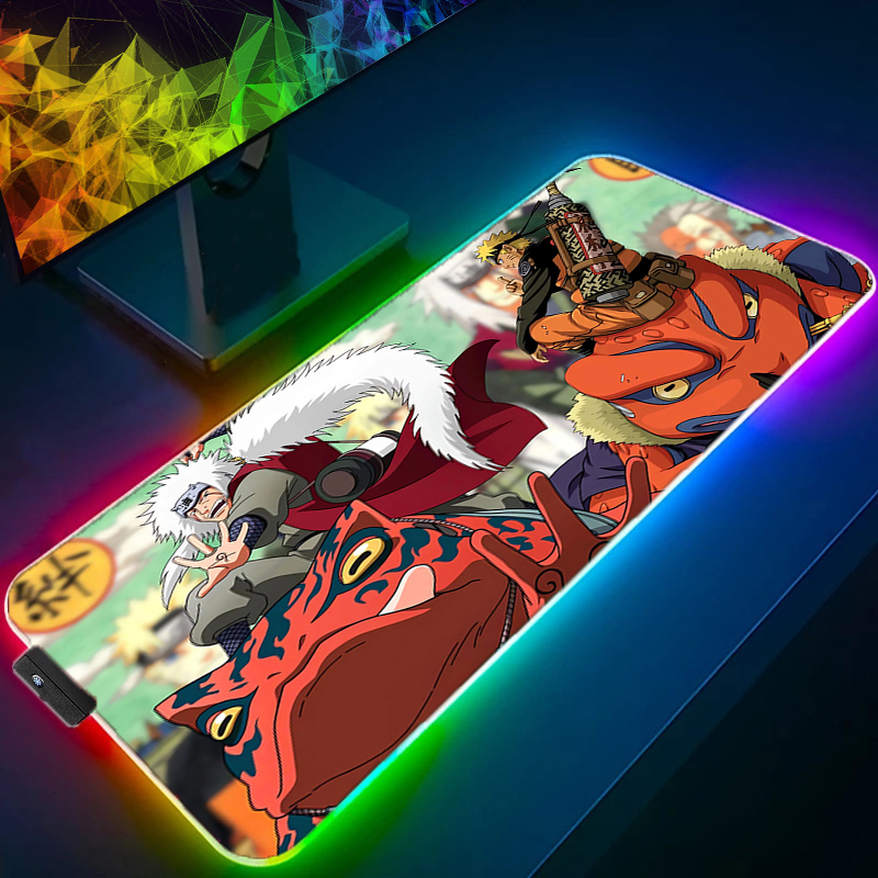 RGB 대형 E-스포츠 마우스 패드 부드럽고 유연한 나 - Pc Gaming Naruto 리뷰 및 가격