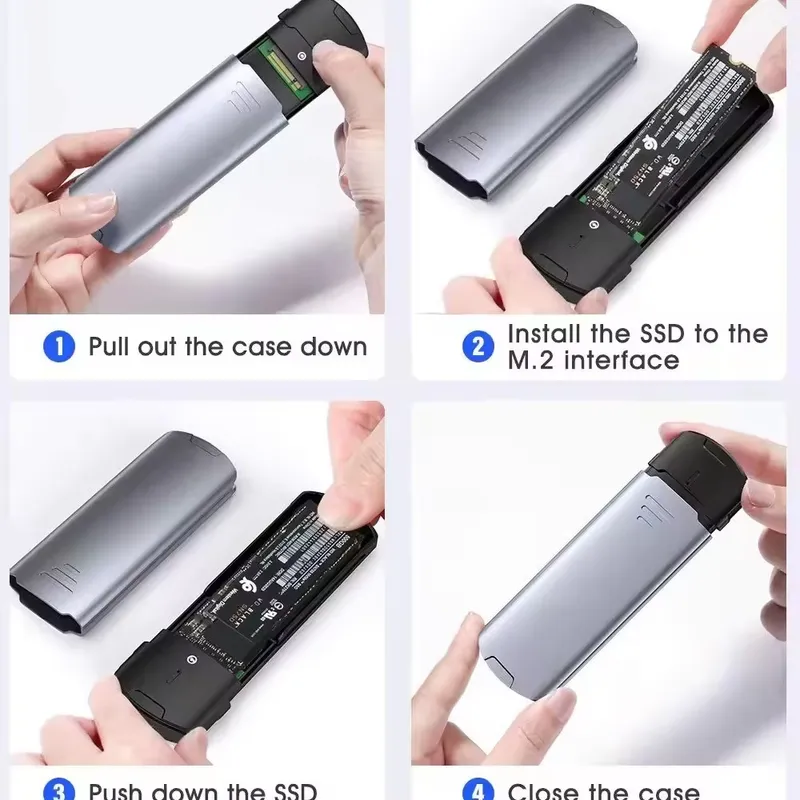 M2 NVMe SSD 인클로저 10Gbps 알루미늄 R - Pc Gaming Case 리뷰 및 가격