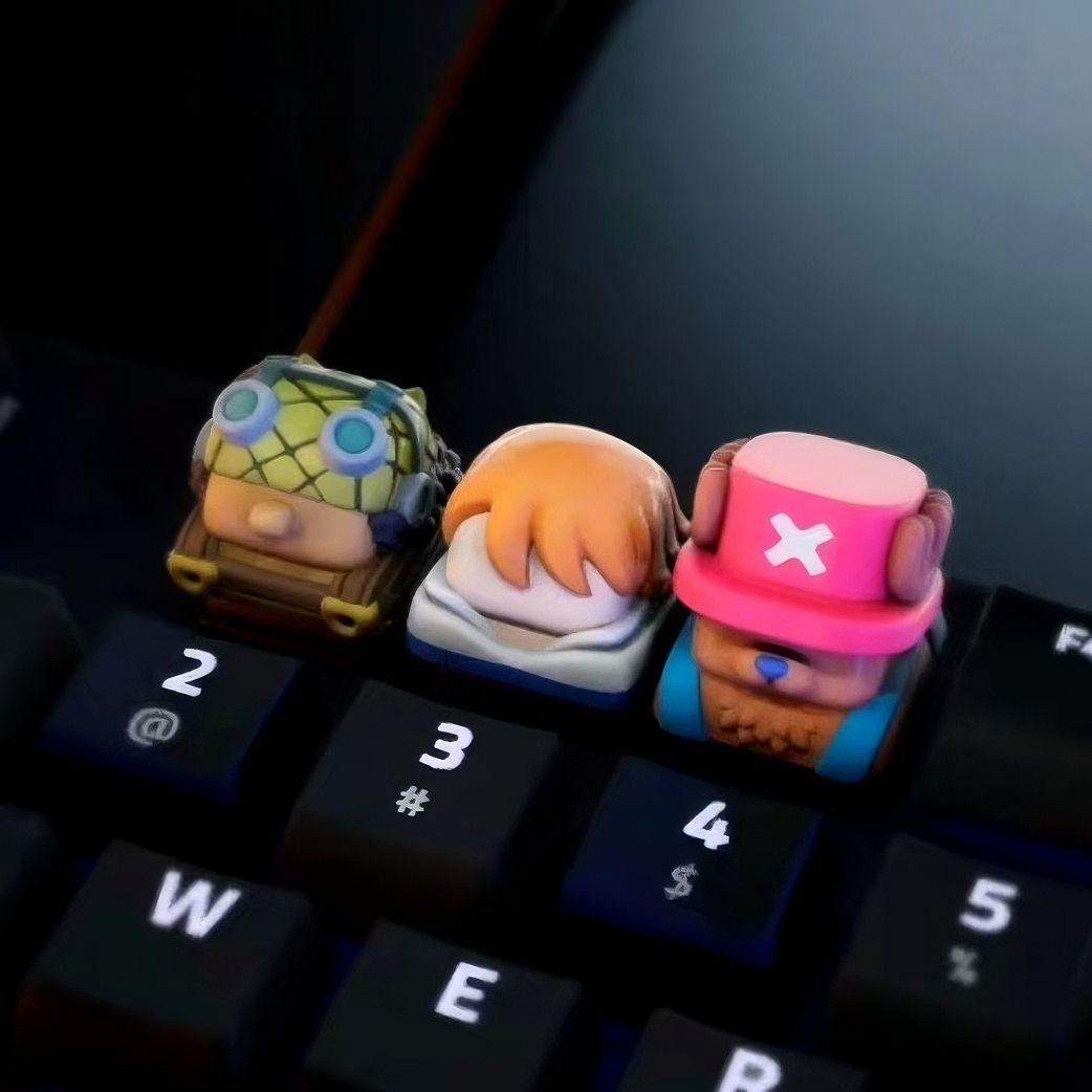원피스 초파르 나미 애니메이션 만화 귀여운 3D 키캡  - Custom Keycaps 리뷰 및 가격
