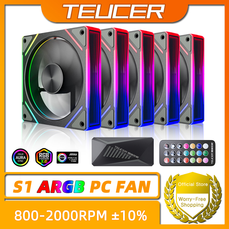 TEUCER Prism S1 ARGB 120mm (12 - Pc Gaming Case 리뷰 및 가격