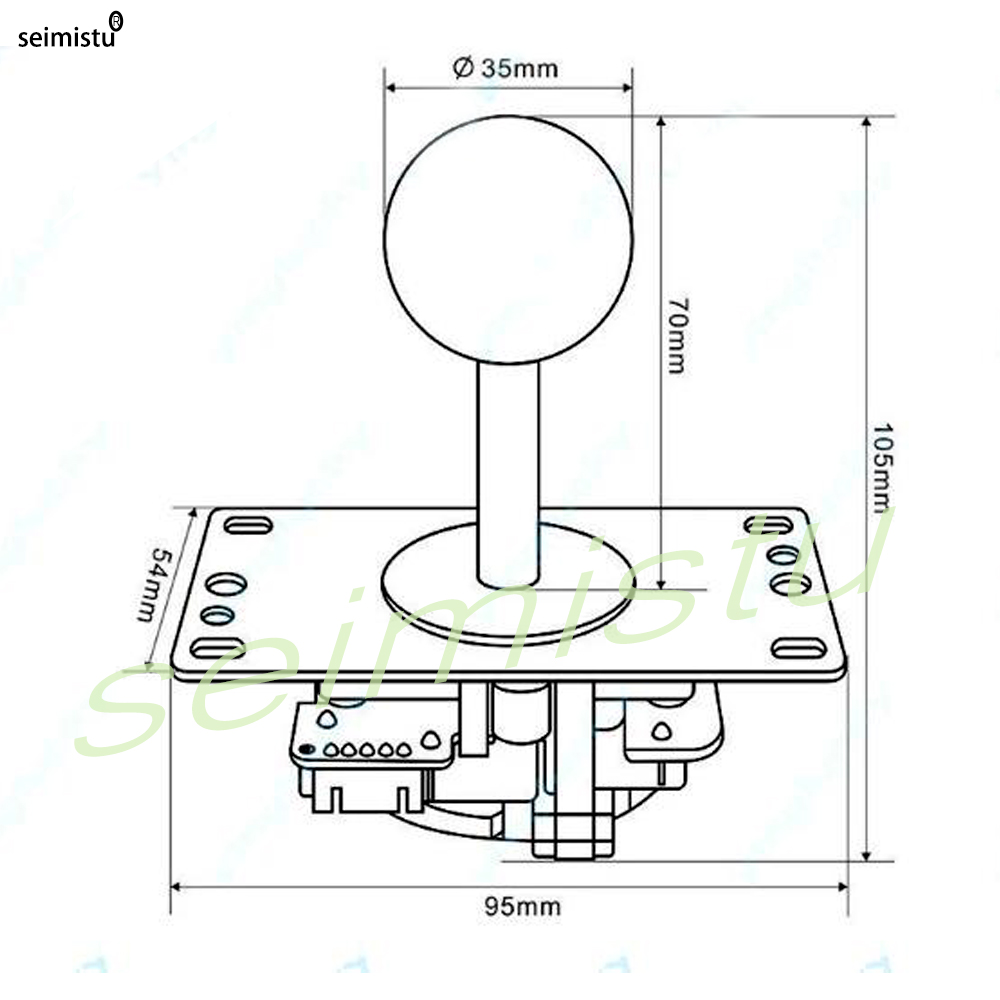 조이스틱 복사 Sanwa 아케이드 조이스틱 파라 PC  - Joystick Pc Gaming 리뷰 및 가격