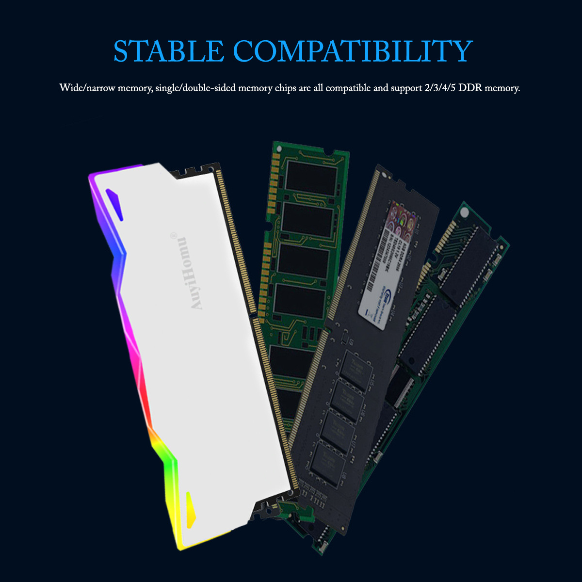 AuyiHomu RGB 히트싱크, 5V 3핀 ARGB  - Pc Gaming Ddr5 리뷰 및 가격