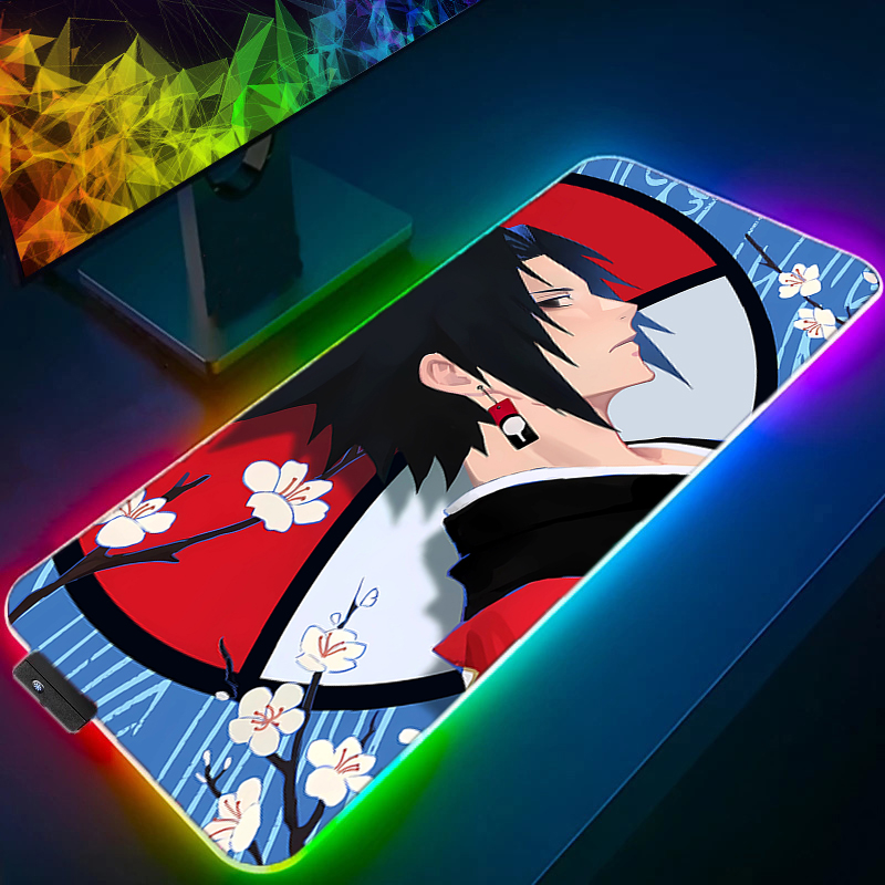 LED 마우스 패드 내구성 있는 애니메이션 게임 나루토 - Pc Gaming Naruto 리뷰 및 가격